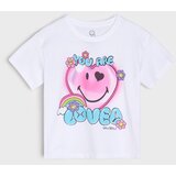 Sinsay Pamučna majica s printom Smiley | shoptok.hr