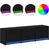 TV omarica z LED lučmi Črna Orehovina 140 x 34 x 40 cm, (5000112973) | Shoptok.si