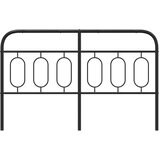  Metalno zamjensko uzglavlje crno 150 cm | shoptok.hr