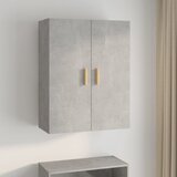vidaXL Viseći zidni ormarić siva boja betona 69,5 x 34 x 90 cm Cijene