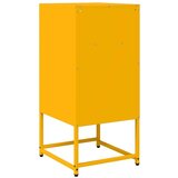 vidaXL Noćni ormarić senf žuta 36x39x78 cm hladno valjani čelik | shoptok.hr