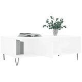  Stolić za kavu bijeli 104 x 60 x 35 cm od konstruiranog drva | Eponuda.com
