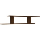  TV polica boja hrasta 125 x 18 x 23 cm konstruirano drvo | shoptok.hr