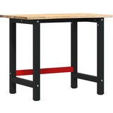vidaXL Delovna miza 100x60x81,5 cm trdna hrastovina | Shoptok.si