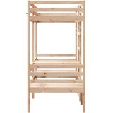  Okvir kreveta na kat sa stolom i stolicama 90 x 200 cm borovina | shoptok.hr