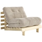 Karup Krem futon fotelja na rasklapanje od samta Roots – Cijene