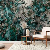  Foto tapeta - Scandinavian Green 100x70 Slike