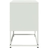 vidaXL TV omarica bela 68,5x39x60,5 cm jeklo | Shoptok.si