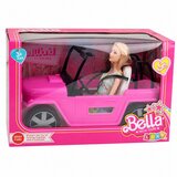  Lutka Bella u šarenoj haljini, set ružičastog kabrioleta | shoptok.hr