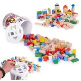 ECO TOYS drvene kocke u kutiji od 100 dijelova | shoptok.hr