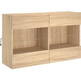  Zidni TV ormarić s LED svjetlima boja hrasta 98,5x30x60,5 cm | Eponuda.ba