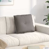  Jastuk za leđa Sivo-smeđa 50 x 19 x 45 cm tkanina | shoptok.hr