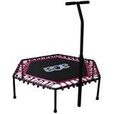 Aga FITNESS Trampolin 130 cm Roza + ročaj, (21135552) Cene