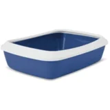 Toalet Za Mace 50 Sa Ramom Nordijsko Plavi 50 x 37 x 14 cm