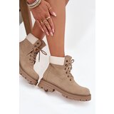 Boto Women's Lace-up Boots Beige Norena | Shoptok.si