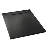 Sanotechnik Tuš kada (D x Š x V: 80 x 80 x 2,6 cm, Plastika, Crna)