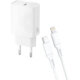 XO Kućni punjač sa kablom od 20W (Lightning) L160, Beli | Eponuda.com