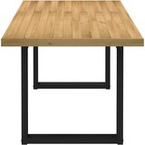  Blagovaonski stol "NOAIN" noge U-oblika 180x90x75 cm | Eponuda.com