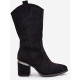 S. BARSKI Cut-out Cowboy Boots Mid-calf S.Barski | Shoptok.si