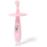 BabyOno otroška zobna ščetka z varovalom 6 m+, roza | Shoptok.si
