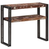  Konzolni stol 90 x 30 x 75 cm od masivnog obnovljenog drva | Eponuda.com