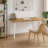  Kvadratni blagovaonski stol 160 x 80 x 75 cm Bijela | shoptok.hr