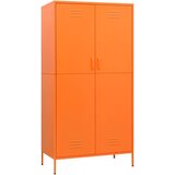 Furnova Garderobna omara oranžna 90x50x180 cm jeklo, (21930430) | Shoptok.si