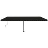 vidaXL Automatska tenda sa senzorom za vjetar LED 600x300 cm antracit | shoptok.hr