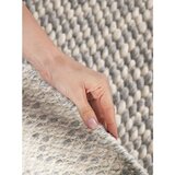 Elle Decoration Svetlo siva/kremno bela ročno tkana volnena okrogla preproga ø 200 cm Lyon Beans – | Shoptok.si