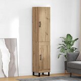 vidaXL Highboard Umjetnički hrast 34,5 x 34 x 180 cm Konstruirano drvo | shoptok.hr