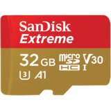 Sandisk memorijska kartica SDHC 32GB Extreme micro 100MB/s V30 UHS-I U3+ SD Adap. GoPro | Eponuda.com