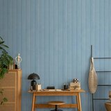  Tapeta - Blue Panels - Wooden planks in a pastel blue shade. 49x1000 Samoljepljiva | shoptok.hr