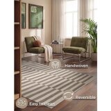 Hanse Home Bela/siva obojestranska/ročno tkana volnena preproga 120x180 cm Vika – | Shoptok.si