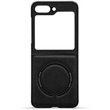  Maska za telefon MAGSAFE LEATHER CASE za Samsung Z FLIP 5, Crna | Eponuda.com