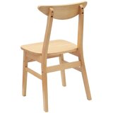  Trpezarijske stolice 2 pcs Prirodna 42 x 47.5 x 81 cm | Eponuda.com