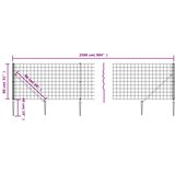  Ograda od žičane mreže sa šiljastim držačima zelena 0,8 x 25 m | shoptok.hr