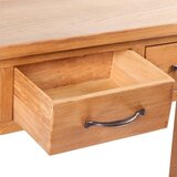  Konzolni stol s 2 ladice 83 x 30 x 73 cm masivna hrastovina | Eponuda.com