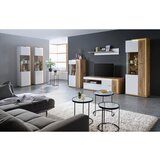 Mömax Visoka Komoda Ambiente, Bela, Barva Hrasta | Shoptok.si