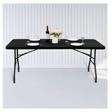 Modern Home Sklopivi sto 180cm - crni | ePonuda.com