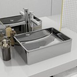 vidaXL Umivaonik 41 x 30 x 12 cm keramički srebrni Cijene