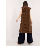 Wool Fashion Italia Vest-AT-KZ-2368-1.08-brown | Shoptok.si