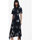 Desigual Haljina crna / bijela | shoptok.hr