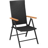  3-dijelni vrtni blagovaonski set crno-smeđi | shoptok.hr