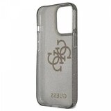 Guess GUHCP13LPCUGL4GBK big logo silikonski ovitek za iphone 13 pro - z zlatimi bleščicami | Shoptok.si