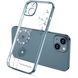  Ovitek za iPhone 14 Pro | Regrat s kristali, moder | Shoptok.si