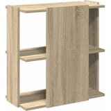  Regal za knjige s 3 razine boja hrasta 60x30x60 cm drveni | Shoptok.si
