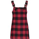 Trendyol Red Check Girl Knitted Dress | Shoptok.si