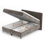 Maison de Rêve Temno siva boxspring postelja s prostorom za shranjevanje 180x200 cm Voyage – | Shoptok.si