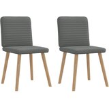 Maison Chic Jedilni stoli - Vzorci stoli 2 kosa temno sivo blago A553, (22032125) | Shoptok.si