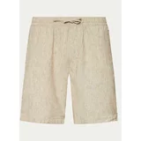 INDICODE Kratke hlače iz tkanine Wallis 70-727 Bež Regular Fit